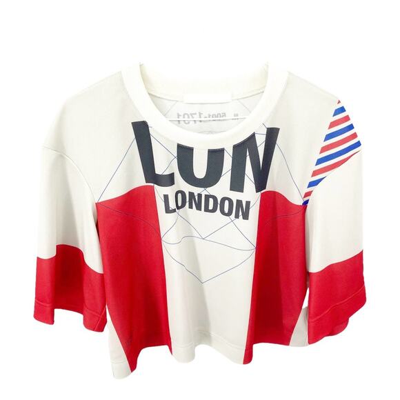 Surreal But Nice London Jersey Crop Top Spring & Summer 2014 Collection Sz S - Picture 2 of 10